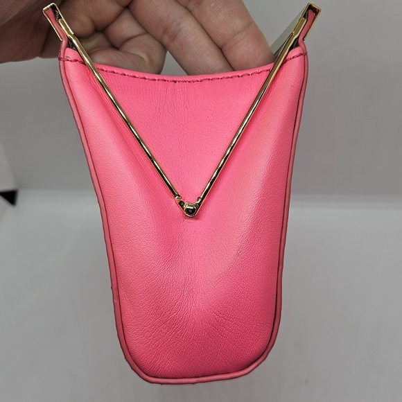 J. Crew Factory pink and gold clutch - Picture 8 of 11